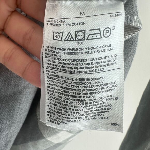 Banana Republic Shirt Mens Medium Flannel Slim Fit Plaid 100% Cotton - Picture 6 of 9